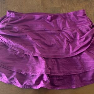 Purple Athleta tennis skirt